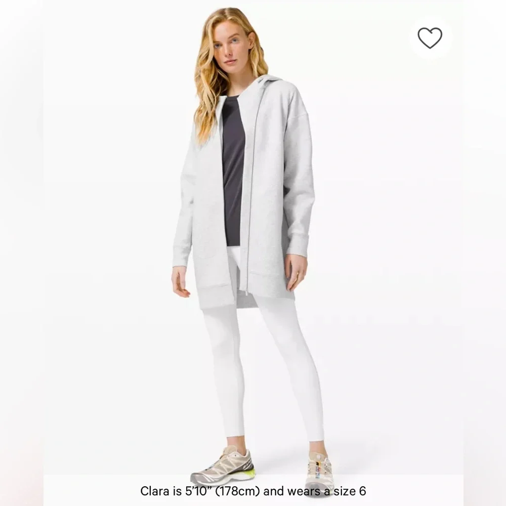Lululemon In orbit Jacket. Grey. Size 8. - Picture 2 of 11